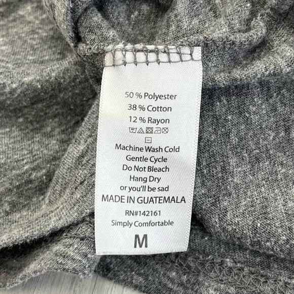 Lularoe Gray 3/4 Sleeve Randy Simply Comfortable T-Shirt Medium - Picture 5 of 10